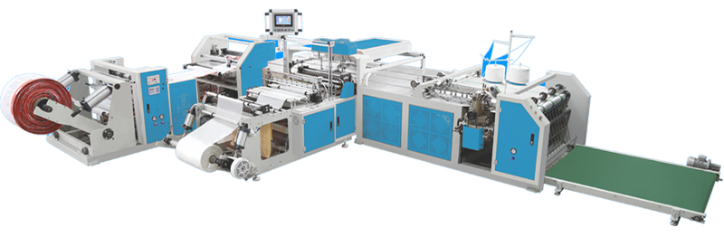 Cutting-sewing machine for PP woven sack