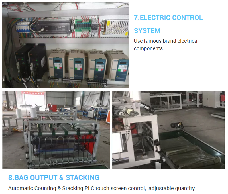 Bag Output & Stacking & Electric Control System