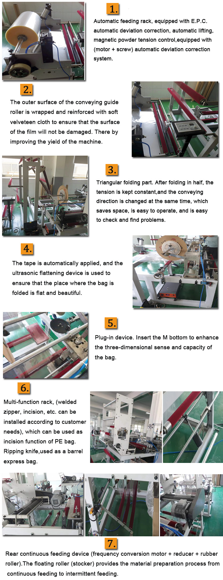 BOPP opp bag machine automatic machine details