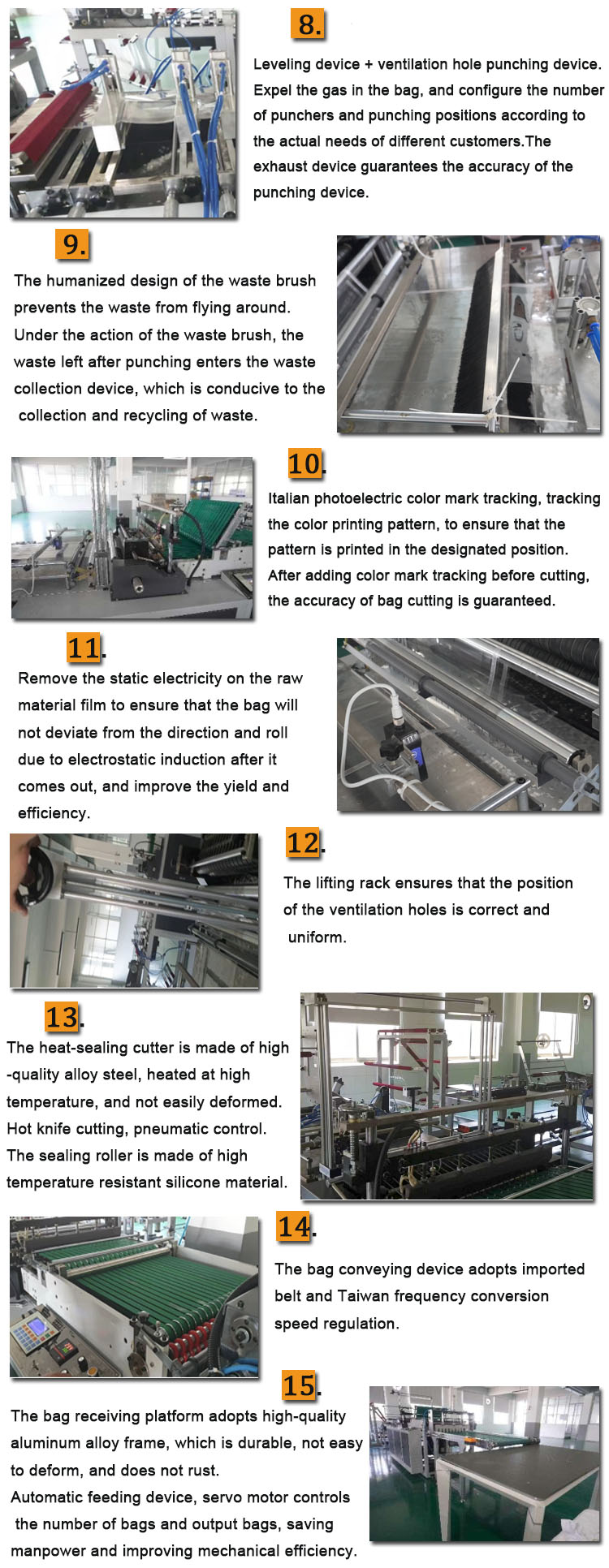 BOPP side sealing bag machine automatic machine details