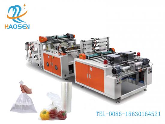 Supermarket Shopping  Continuous Flat Sealing Bag In Roll Machine With Core