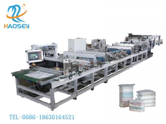 High End Plastic Customised Vacuum Compressed Frosted Zipper Bag Making Machines For Clothing Storage