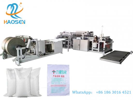 PP Woven  Bag Cutting and Stitching Machine