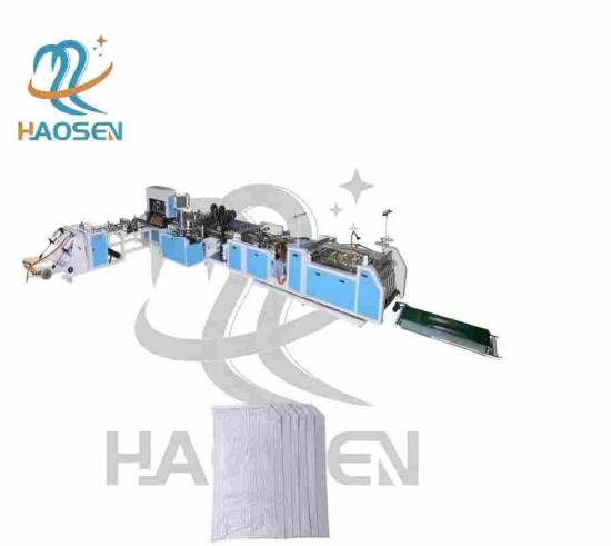 Cold Integrated Cutting, Folding And Sewing Machine For Cement Bag