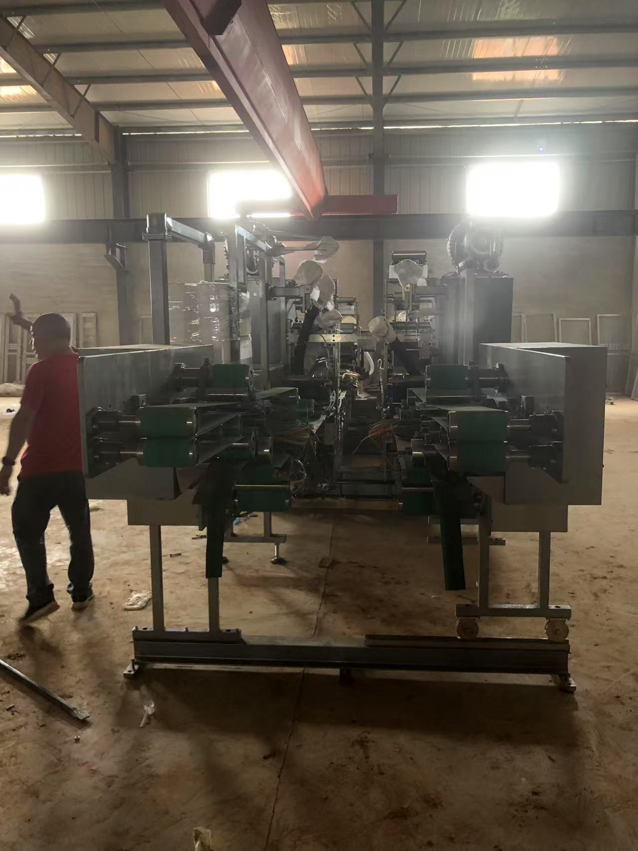 Installation and commissioning of the cement valve bag production line in Africa